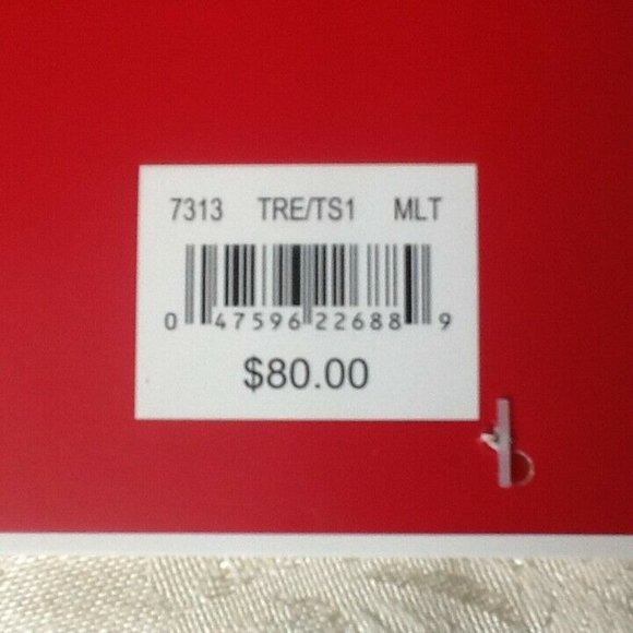 brand new Lenox Christmas Holiday Nouveau Damask approx. 60" Round Tree Skirt - Picture 11 of 12